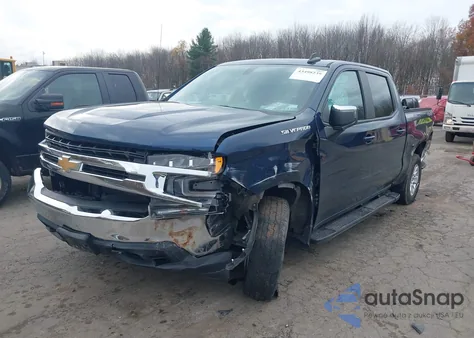 2020 Chevrolet Silverado 1500 4Wd Short Bed Lt из США, поврежденный, VIN 3GCUYDED7LG221544
